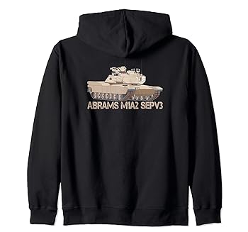 【中古】エイブラムス M1A2 SEPV3 メインバトルタンク ジップパーカー