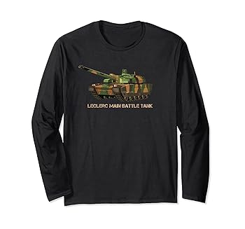 【中古】【未使用】Leclerc メイン戦車 フランス軍戦車 長袖Tシャツ
