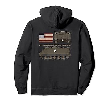 【中古】【未使用】M113 装甲人員キャリア愛国軍 アメリカ国旗 パーカー