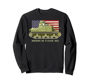 【中古】【未使用】M3 リー中戦車 アメリカ WW2 陸軍戦車 アメリカ国旗 トレーナー