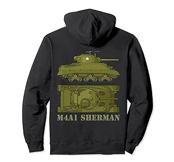 【中古】【未使用】M4A1 シャーマン 第二次世界大戦車 図 パーカー｜AJIMURA-SHOP