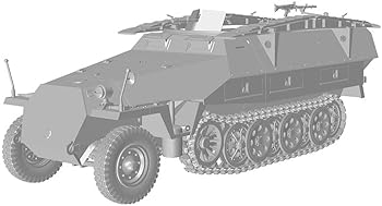 【中古】【未使用】ダス・ヴェルク 1/35 ドイツ軍 Sd.Kfz.251/7 D型 戦闘工兵車 2 in 1 プラモデル USCDW35030 成型色