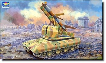 【中古】トランペッター 1/35 ドイツ軍 E-100対空戦車 w/ライントホター1 地対空ミサイル プラモデル 09586|AJIMURA-SHOP