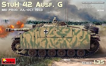【中古】【未使用】ミニアート 1/35 WW.II ドイツ軍 10.5cm突撃榴弾砲42 G型 中期生産型 1943年7月-10月 プラモデルキット MA35385