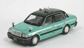 【中古】【未使用】ガリバー 1/64 グリーンキャブ クラウンセダン 完成品