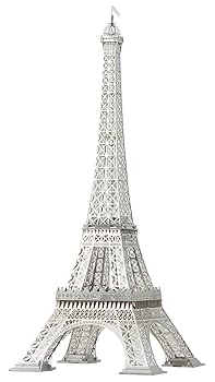 【中古】エアロベース S001 大型建築模型 1/500 エッフェル塔 全高60cm 精密金属キット 日本製