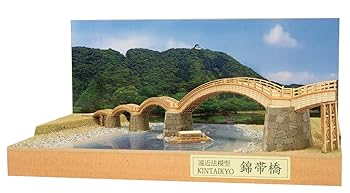 【中古】【未使用】ウッディジョー パースモデル 錦帯橋 木製模型 組み立てキット
