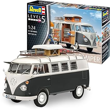 【中古】ドイツレベル 1/24 フォルクスワーゲン T1 キャンパー プラモデル 07674｜AJIMURA-SHOP