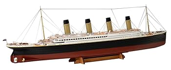 【中古】ウッディジョー 1/350 R.M.S.タイタニック 木製模型 組み立てキット
