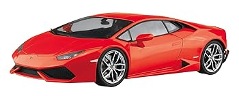 【中古】【未使用】青島文化教材社(AOSHIMA) 1/24 プリペイントモデルシリーズ 2014 ランボルギーニ ウラカン レッド 塗装済みプラモデル 04-C