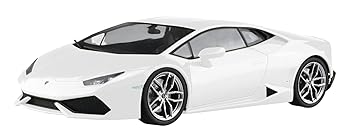 【中古】【未使用】青島文化教材社(AOSHIMA) 1/24 プリペイントモデルシリーズ 2014 ランボルギーニ ウラカン ホワイト 塗装済みプラモデル 04-B グリーン