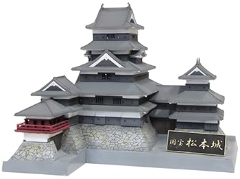 【中古】【未使用】ピーエムオフィスエー 1/200 国宝 松本城 全高約180mm プラモデル PP168