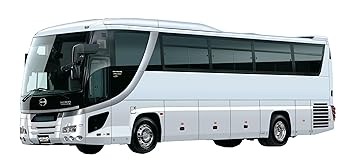 【中古】【未使用】1/32 観光BUSシリーズ No.1 EX-1 日野セレガ スーパーハイデッカ(バスガイド＆バス運転手フィギュア付き) プラモデル