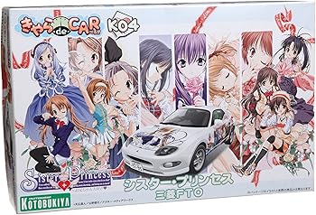 【中古】【未使用】コトブキヤ シスター・プリンセス きゃら de CAR~る!! K04 シスター・プリンセス 三菱 FTO 1/24スケール キャラクターデカール付属プラスチック