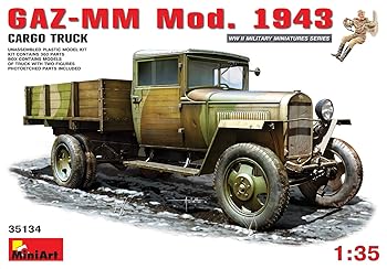 【中古】ミニアート 1/35 GAZ-MM Mod.1943 1.5トンカーゴトラック MA35134 プラモデル