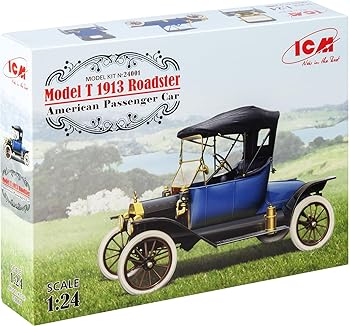 【中古】ICM 1/24 T型フォード 1912 ロードスター (24001) プラモデル