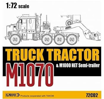 【中古】サーベルモデル 1/72 M1070 トラックトラクター ＆ M1000 HET セミトラック プラモデル 72C02 (自動車) 18,044円