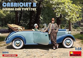 【中古】【未使用】ミニアート 1/35 ドイツ車タイプ 170V カブリオレB プラモデル MA38018|AJIMURA-SHOP