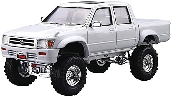 【中古】青島文化教材社(AOSHIMA) 1/24 ザ・チューンドカーシリーズ No.5 トヨタ LN107 ハイラックス ピックアップ ダブルキャブ リフトアップ 1994 プラ