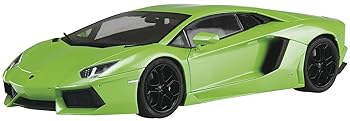 【中古】青島文化教材社 1/24 プリペイントモデルシリーズ 2011 ランボルギーニ アヴェンタドール グリーン 塗装済みプラモデル 01-C