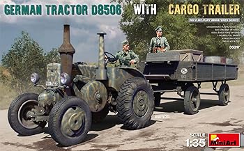 【中古】【未当て嵌める】ミニ美術(Miniart) 1/35 ＦＲＧ トラクタ D8506 積貨委託貨物トレーラ付 プラモデル MA35317