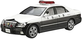【中古】青島文化教材社 1/24 ザ・パトロールカーシリーズ No.3 トヨタ GRS182 クラウン パトロールカー 交通取締用 2005 プラモデル|AJIMURA-SHOP