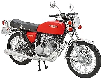 【中古】青島文化教材社(AOSHIMA) 1/12 ザ・バイクシリーズ No.3 ホンダ CB400F CB400FOUR 1974 プラモデル 成型色