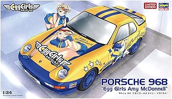 【中古】【未使用】ハセガワ 1/24 ポルシェ 968 たまごガールズ エイミー・マクドネル プラモデル SP538