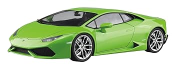 【中古】青島文化教材社(AOSHIMA) 1/24 プリペイントモデルシリーズ 2014 ランボルギーニ ウラカン グリーン 塗装済みプラモデル 04-A ホワイト