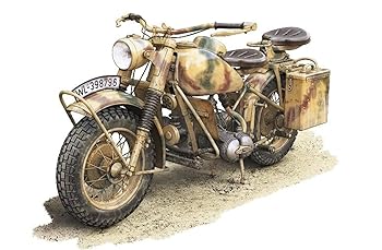 【中古】フリーダム・モデルキット 1/16 ドイツ R75 オートバイ プラモデル FRE16006｜AJIMURA-SHOP