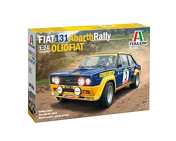【中古】Italeri イタレリ 1/24 フィアット 131 アバルトラリー ORIO FIAT 日本語説明書付属 プラモデル IT3667