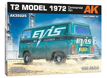 【中古】AKインタラクティブ 1/35 1972 ワンボックスカー 商用バン プラモデル AK35025 (自動車)