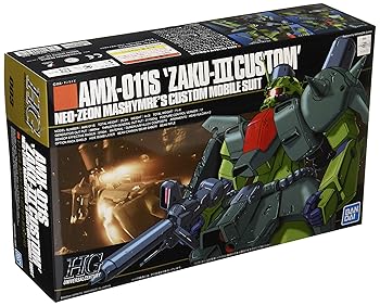【中古】HGUC 機動戦士ZZガンダム ザクIII カスタム 1/144スケール 色分け済みプラモデル