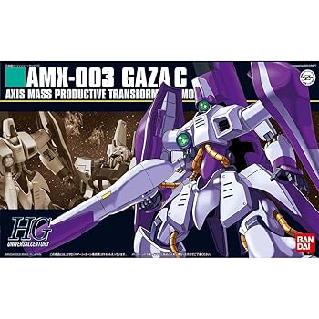【中古】HGUC 機動戦士Zガンダム AMX-003 ガザC ハマーン・カーン専用機 1/144スケール 色分け済みプラモデル|AJIMURA-SHOP