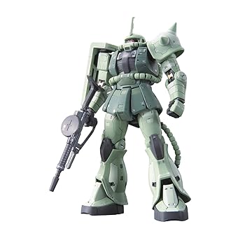 【中古】【未使用】BANDAI SPIRITS(バンダイ スピリッツ) RG 機動戦士ガンダム MS-06F 量産型ザク 1/144スケール 色分け済みプラモデル