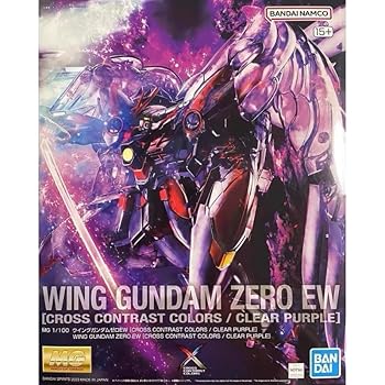 【中古】BANDAI SPRITS MG 1/100 XXXG-00W0 ウイングガンダムゼロEW [CROSS CONTRAST COLORS/CLEAR PURPLE] WING GUNDAM ZERO EW [CROSS CONTRAST COLORS