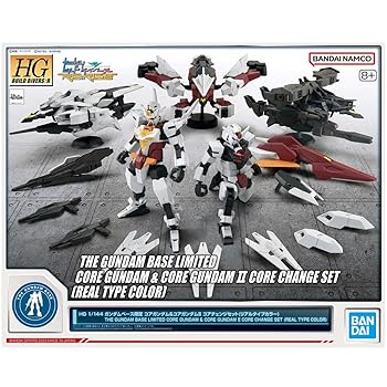 【中古】HG 1/144 ガンダムベース限定 コアガンダム&コアガンダムII コアチェンジセット(リアルタイプカラー) ガンダムビルドダイバーズRe:RISE BANDAI|AJIMURA-SHOP