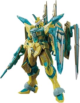 【中古】MG ジャスティスガ ンダム [CROSS CONTRAST COLORS/CLEAR GREEN] 1/100スケール 色分け済みプラモデル｜AJIMURA-SHOP
