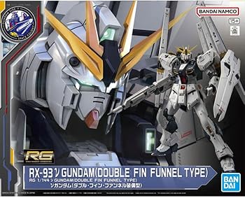 【中古】RG 1/144 νガンダム(ダブル・フィン・ファンネル装備型) 色分け済みプラモデル 機動戦士ガンダム逆襲のシャア 福岡 SIDE-F|AJIMURA-SHOP