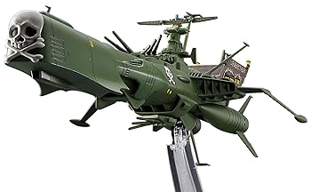 【中古】【未使用】ハセガワ クリエイターワークスシリーズ 劇場版 銀河鉄道999 宇宙海賊戦艦 アルカディア 1/2500スケール 色分け済みプラモデル CW20 ブラウン,ホ