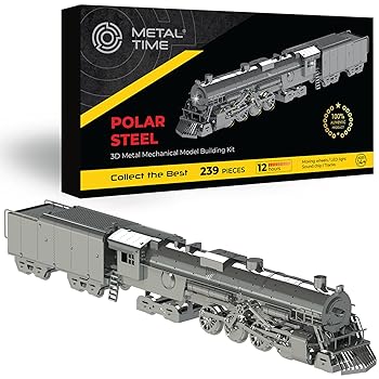 【中古】【未使用】Metal Time ポーラースチール Polar Steel 組み立てキット メタルモデル(シルバー)