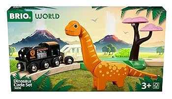 【中古】【未当て嵌める】BRIO (ブリオ) 恐竜倶楽部仕掛ける 36098 客体馬齢 3歳~ 【手あそび 手あそび 木製手あそび 軌跡仕掛ける 恐竜 差し上げ物（生まれ落ちる日/クリスマス）】
