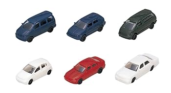 【中古】【未使用】KATO Nゲージ 乗用車セット1 90年代 トヨタ車6台入 23-505 鉄道模型用品