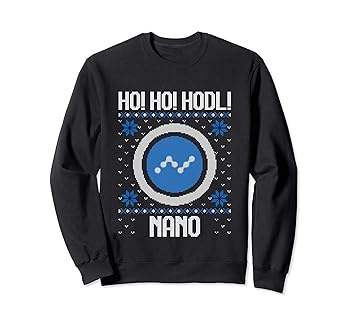 【中古】Ho Ho HODL Nano - Fun Nano Cryptocurrency Gear トレーナー