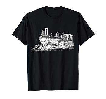 【中古】【未使用】蒸気機関車エンジニア 鉄道整備士 Tシャツ