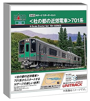【中古】カトー (KATO) Nゲージ スターターセット 杜の都の近郊電車 701系 鉄道模型 入門セット 10-013|AJIMURA-SHOP