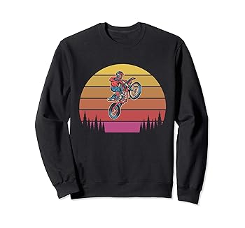 【中古】Retro Sunset Motocross Supercross Off Road Road Racing トレーナー