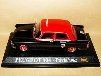 【中古】1/43 デアゴスティーニ世界のタクシーコレクション【PEUGEOT 404・Paris/1962】