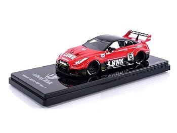 【中古】【未使用】TrueScale Miniatures TSM MODEL 1/43 LB-Silhouette WORKS GT Nissan 35GT-RR バージョン1 レッド/ブラック 完成品 TSMV0011