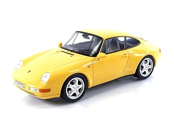 【中古】【未当て嵌める】NOREV ポルシェ 911 カレラ 94 黄色 1/18 187596